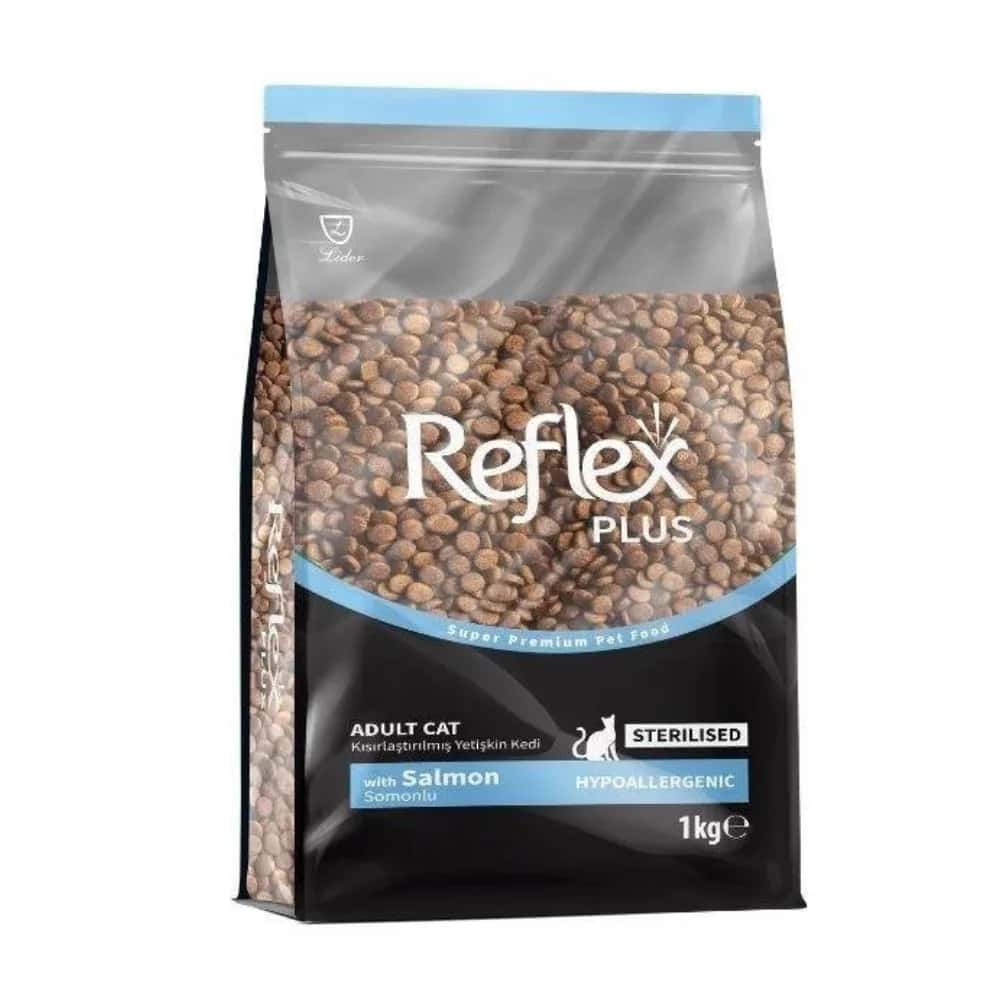Reflex Plus Somonlu Kısırlaştırılmış Hipoalerjenik Yetişkin Kedi Maması 1 kg