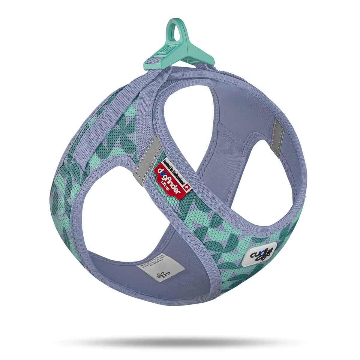 CURLI VEST HARNESS AIR-MESH LE26 SEMI CIRCLE BLUE 2XS