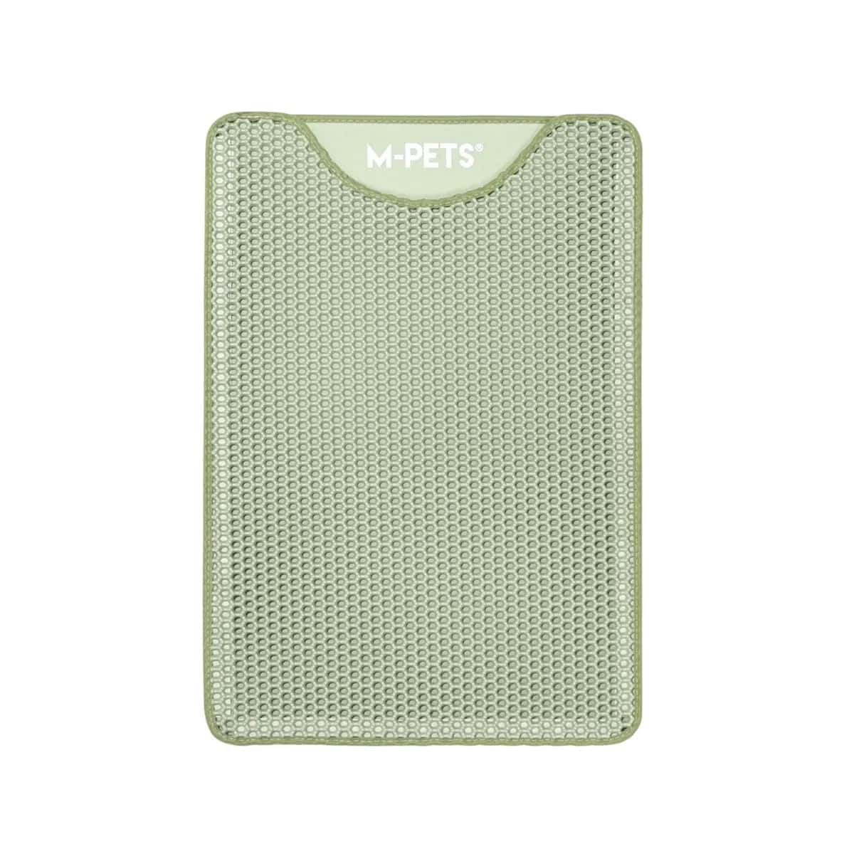 M-PETS DUPLEX ELEKLİ KEDİ KUMU PASPASI YEŞİL 45X65CM