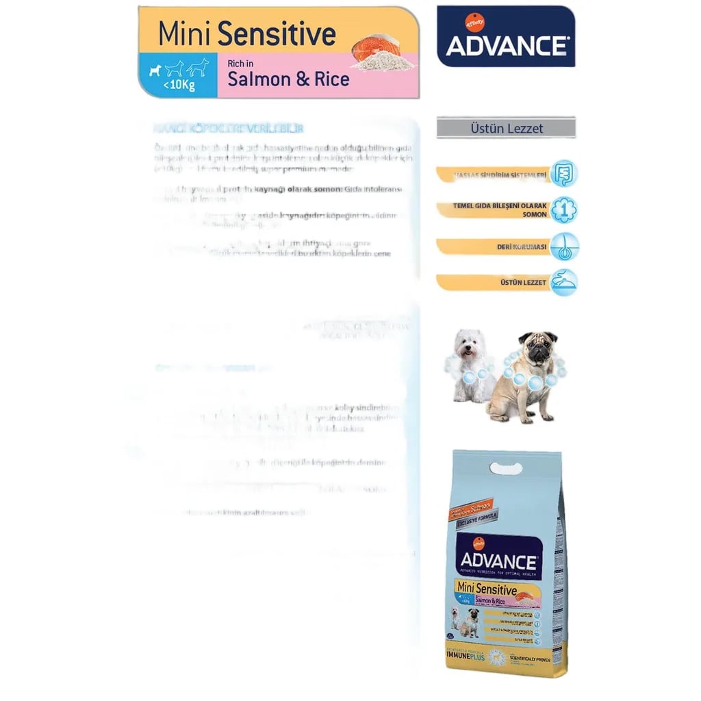 Advance Dog Mini Sensitive 3 Kg