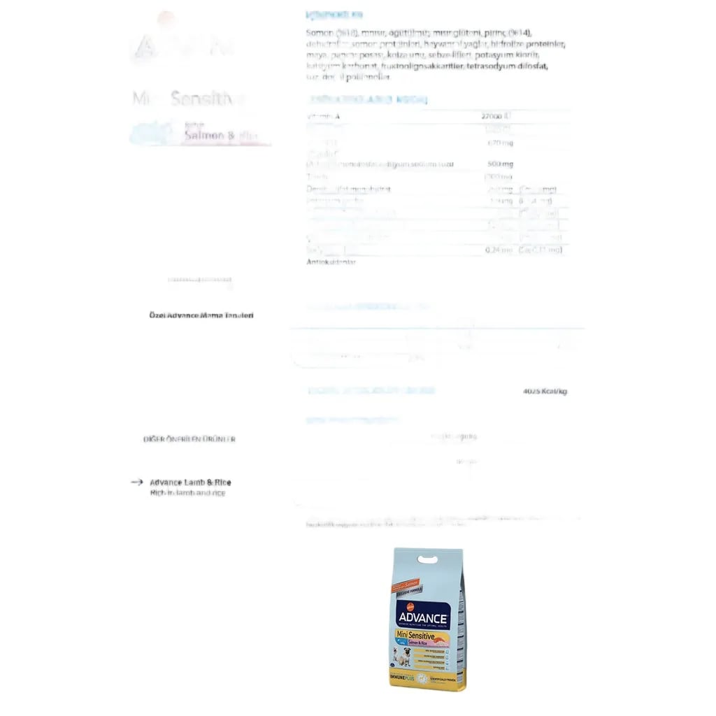 Advance Dog Mini Sensitive 3 Kg