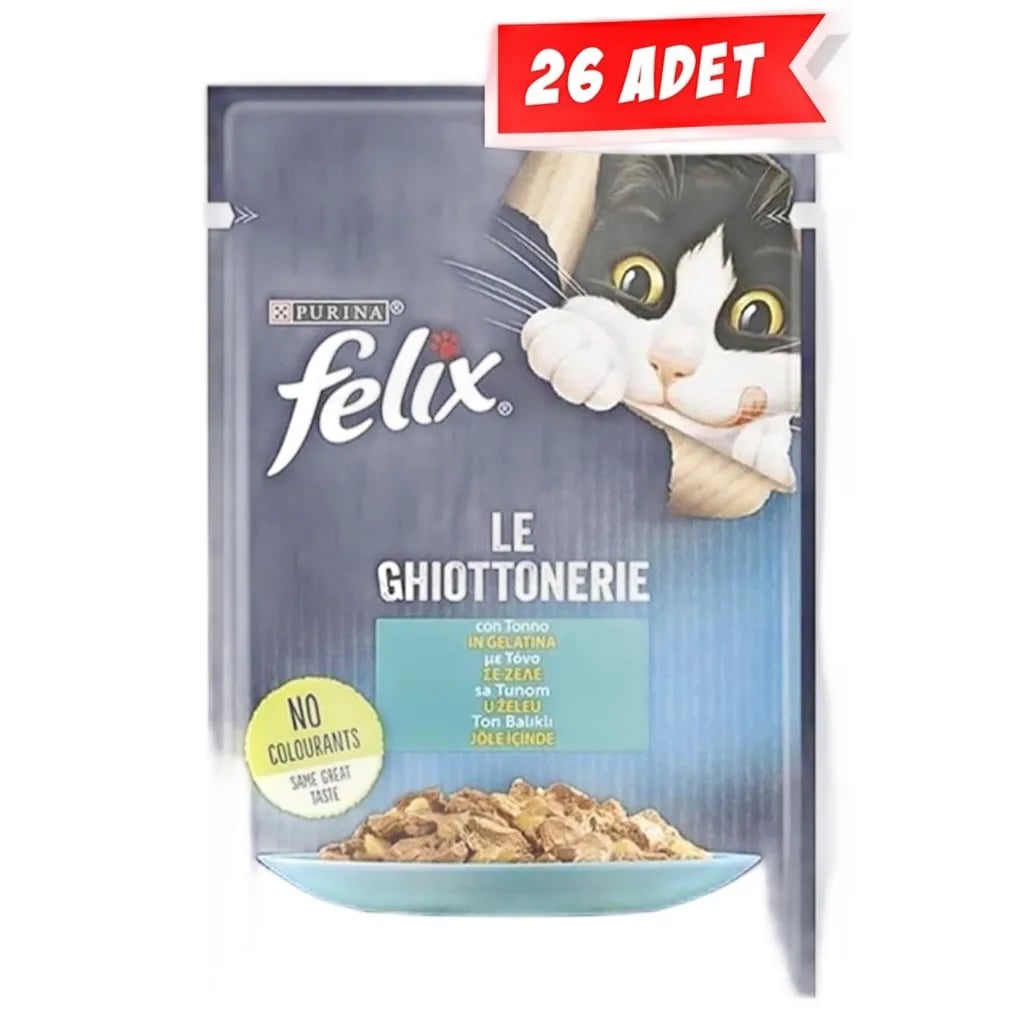 Felix Ton Balıklı Yetişkin Kedi Konservesi 26x85gr 26lı