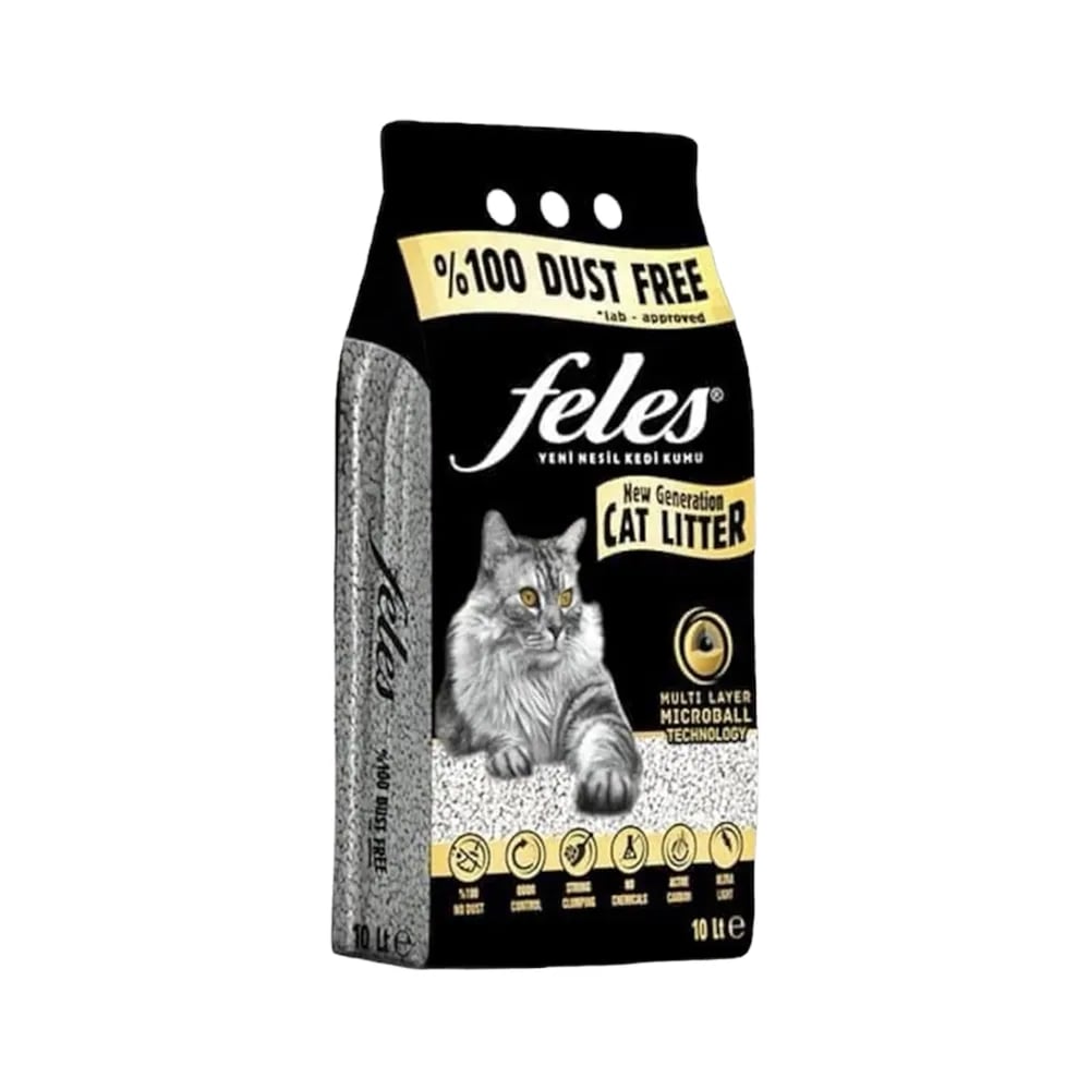 Feles %100 Tozsuz Kedi Kumu (10 L)