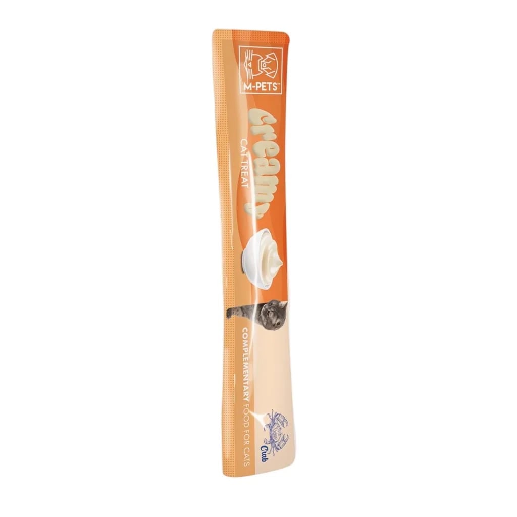 M-PETS CREAMY YENGEÇLİ KEDİ ÖDÜLÜ 4X15GR X 10