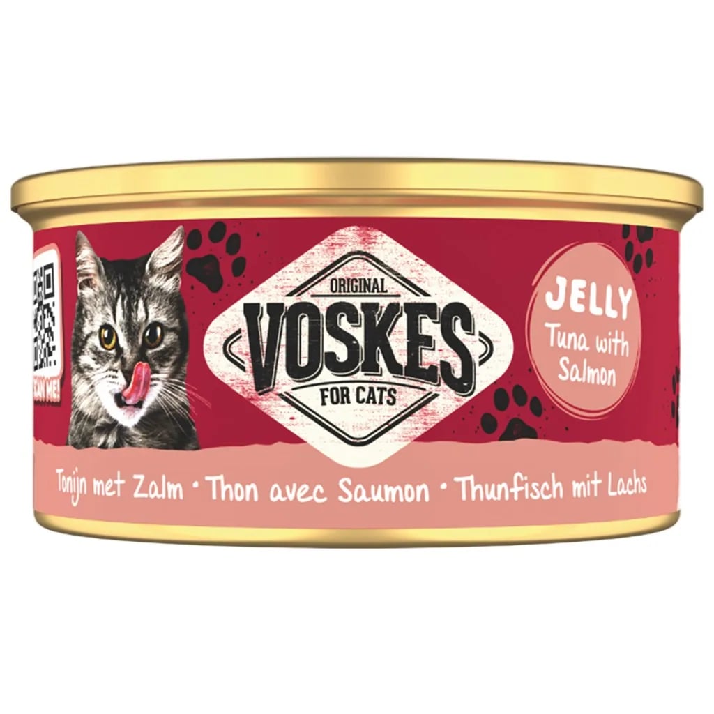 VOSKES TON BALIĞI ve SOMON KEDİ KONSERVESİ 85GR 24LÜ