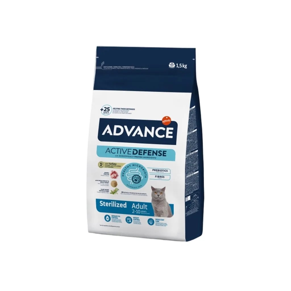 Advance Cat Sterilized Turkey 1,5 Kg