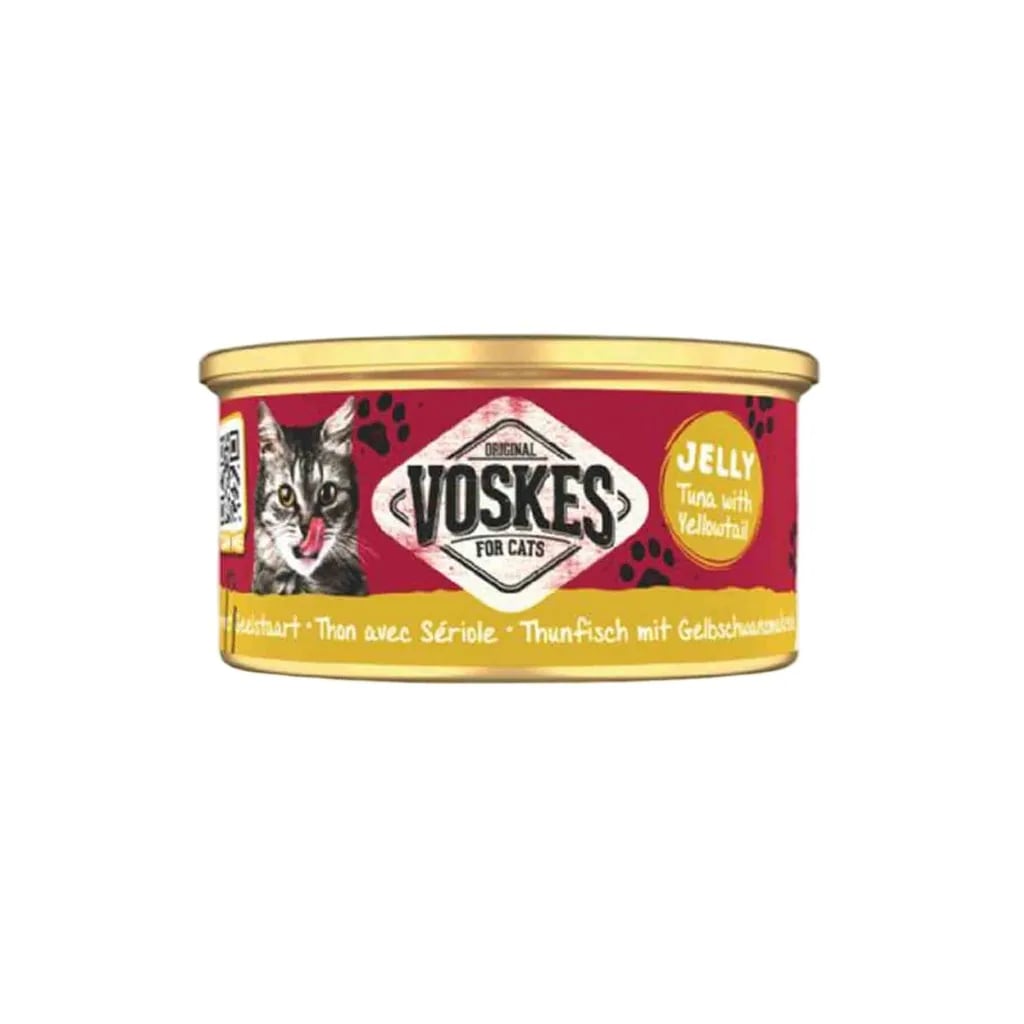 Voskes Ton Balıklı ve Sarıkuyruk Balıklı Kedi Konservesi 85gr