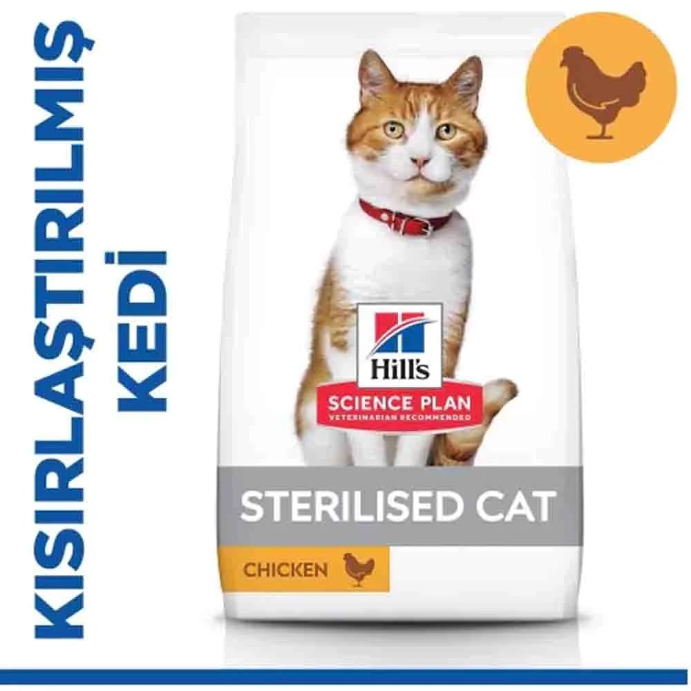 Hills Tavuklu Kısırlaştırılmış Kedi Maması 3kg