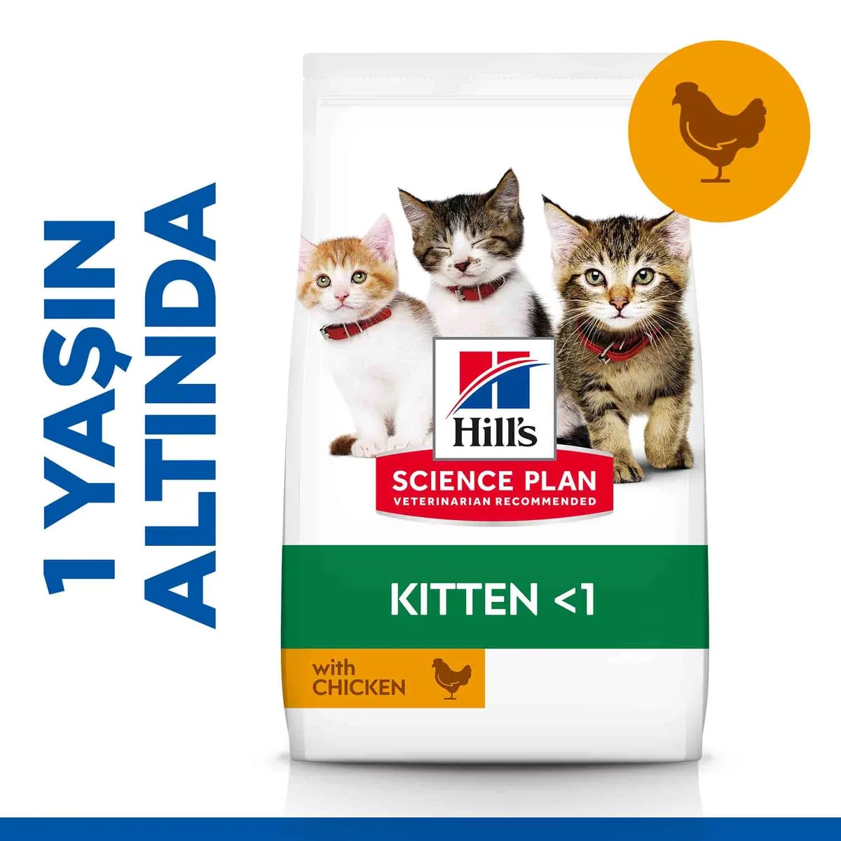 Hill's Kitten Tavuklu Yavru Kedi Maması 3kg