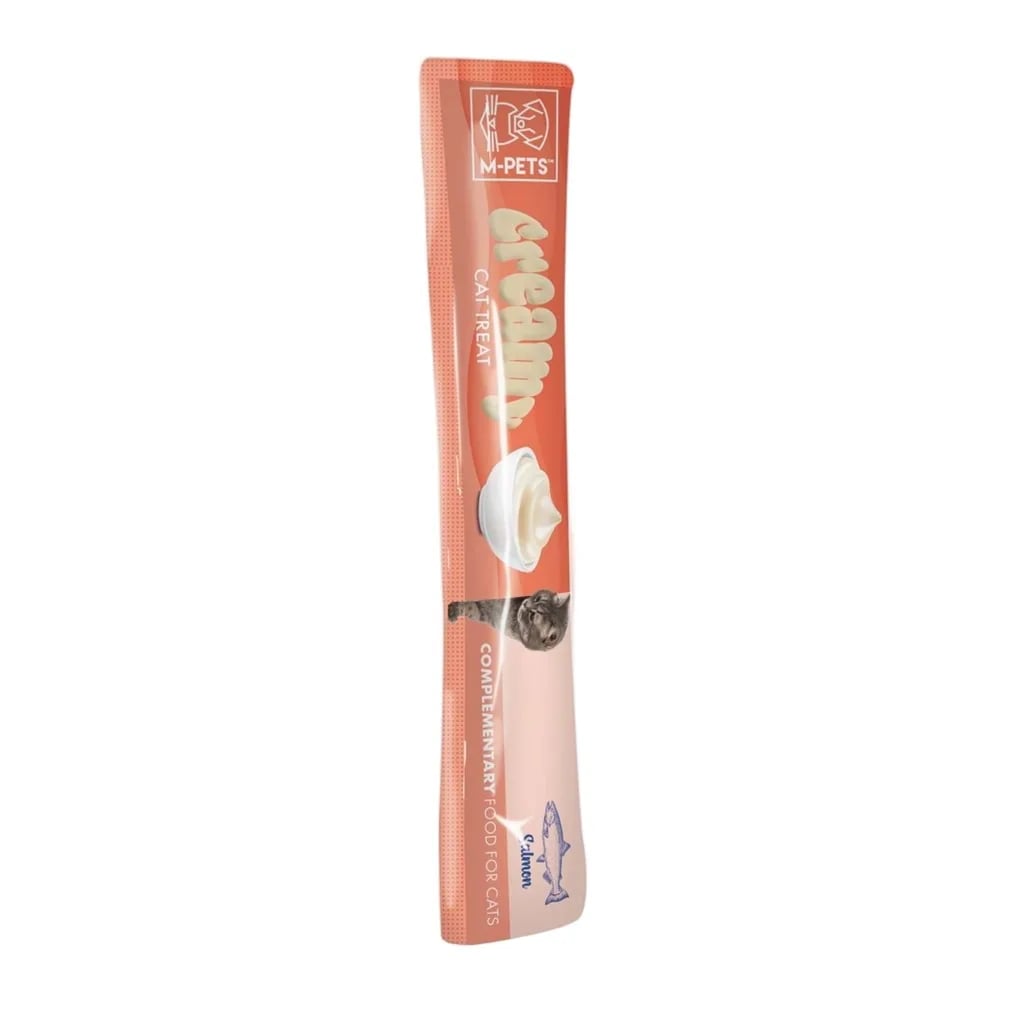 M-PETS CREAMY SOMON BALIKLI KEDİ ÖDÜLÜ 4X15GR X 10
