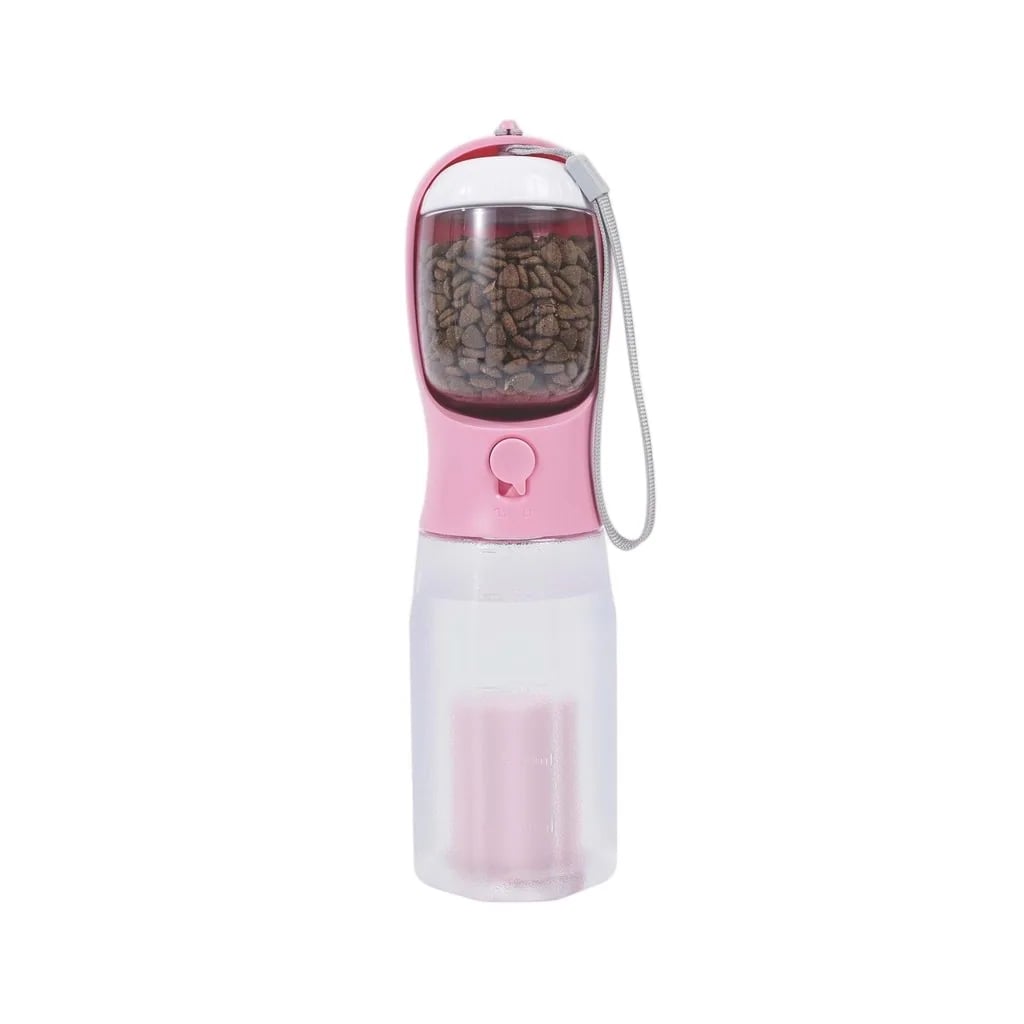 M-PETS ON THE ROAD 3İN1 KÖPEK SEYAHAT SULUĞU 600ML PİNK