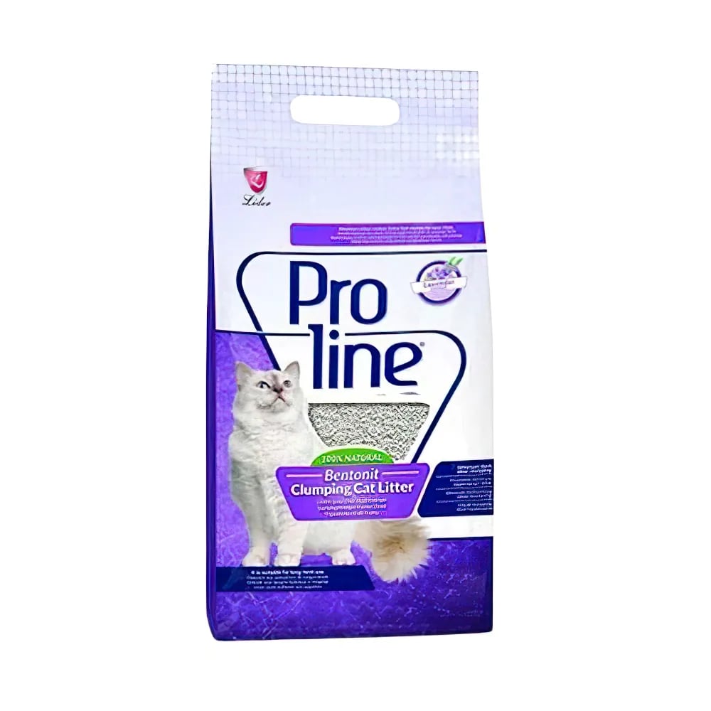 Proline Bentonit Lavanta Kokulu İnce Taneli Kedi Kumu (5 L)