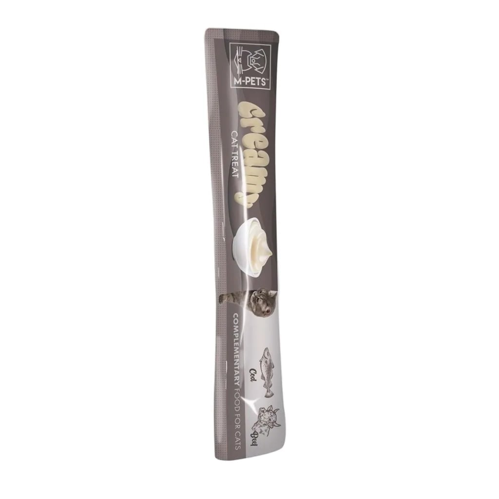 M-PETS CREAMY MORİNA BALIKLI BİFTEKLİ KEDİ ÖDÜLÜ 4X15GR X 10