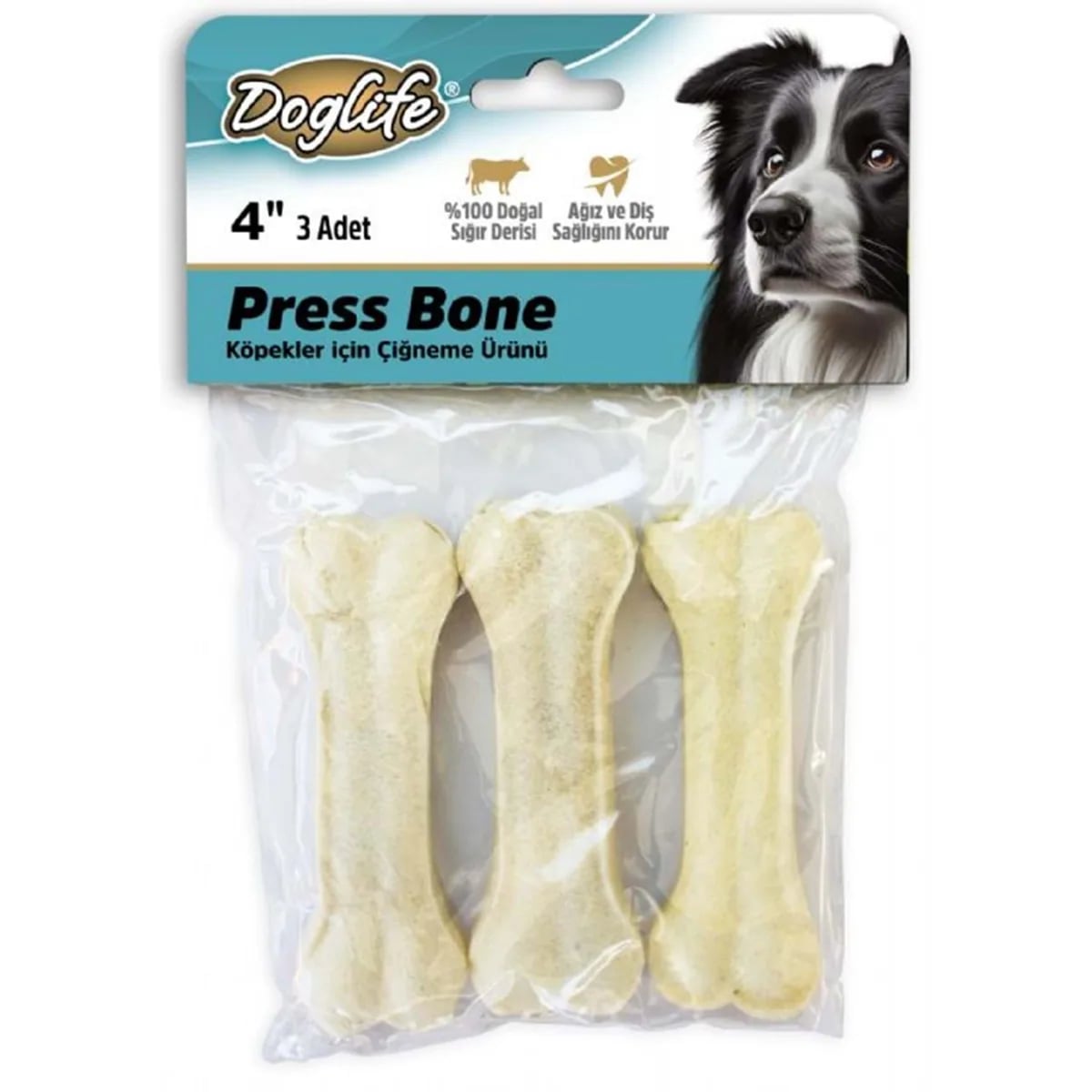DOGLİFE PRESS KEMİK WHİTE 30GR/AD. 3LÜ