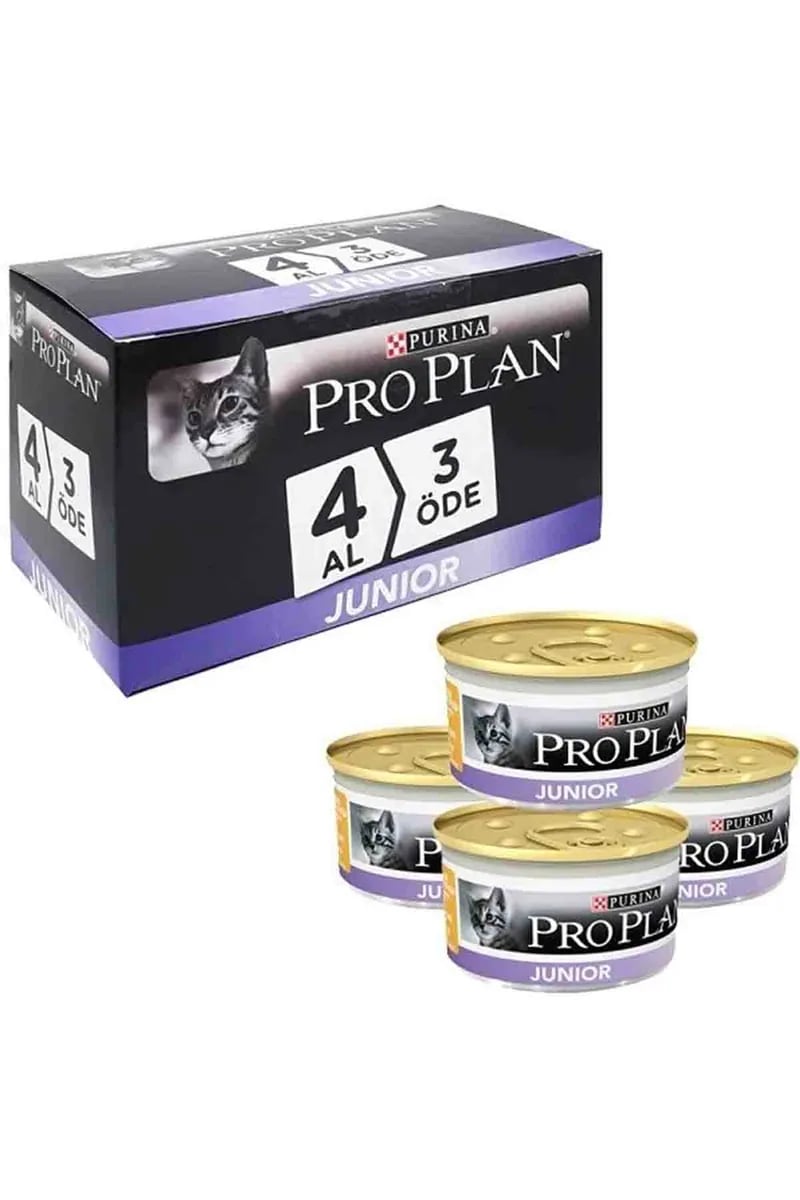 Pro Plan Kitten Tavuklu Yavru Kedi Konservesi 4x85gr