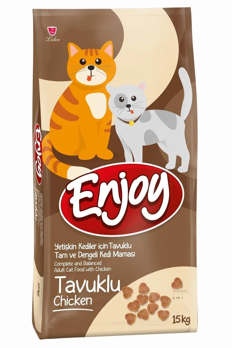 Enjoy Tavuklu Yetişkin Kedi Maması 15kg