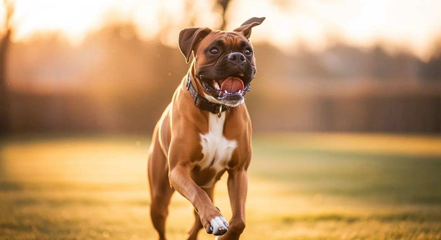 Boxer — fawn renk siyah maskeli, palyaço ruhlu enerjik aile köpegi