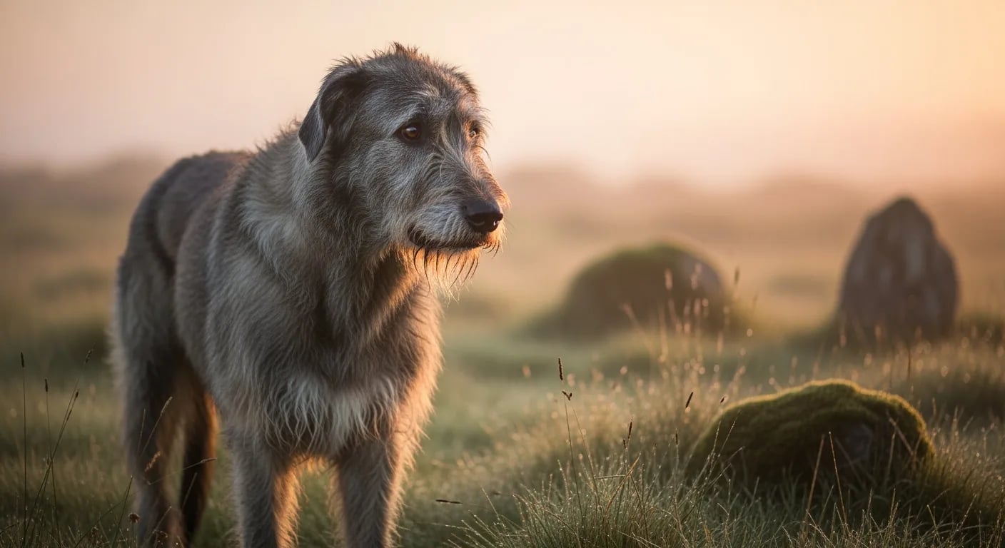 İrlanda Kurt Tazısı (Irish Wolfhound) — dünyanin en uzun, sakin nazik ırklarindan