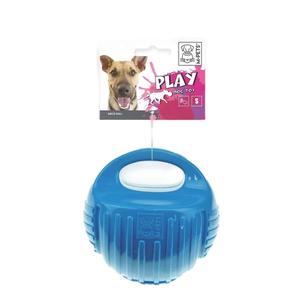 M-PETS ARCO BALL KAUÇUK KÖPEK OYUNCAĞI (S) BLUE